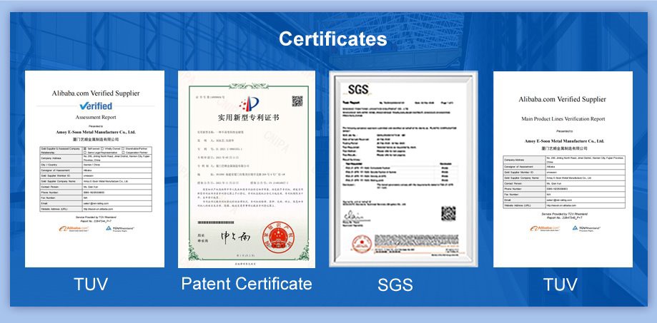 Certificates